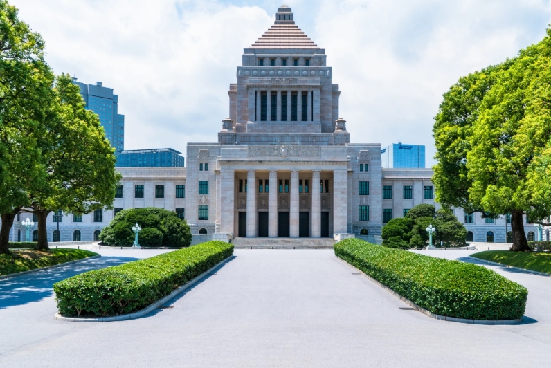 日本國會議事堂。（翻攝自日本觀光局官網）
