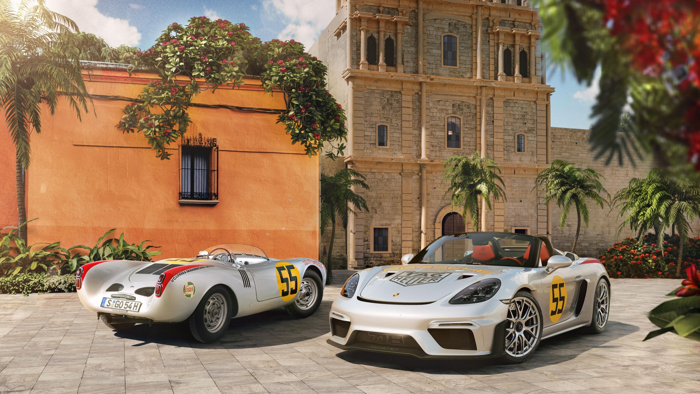 除了特殊的限量錶款之外,泰格豪雅與保時捷也攜手推出718 Spyder RS Panamericana特別版。