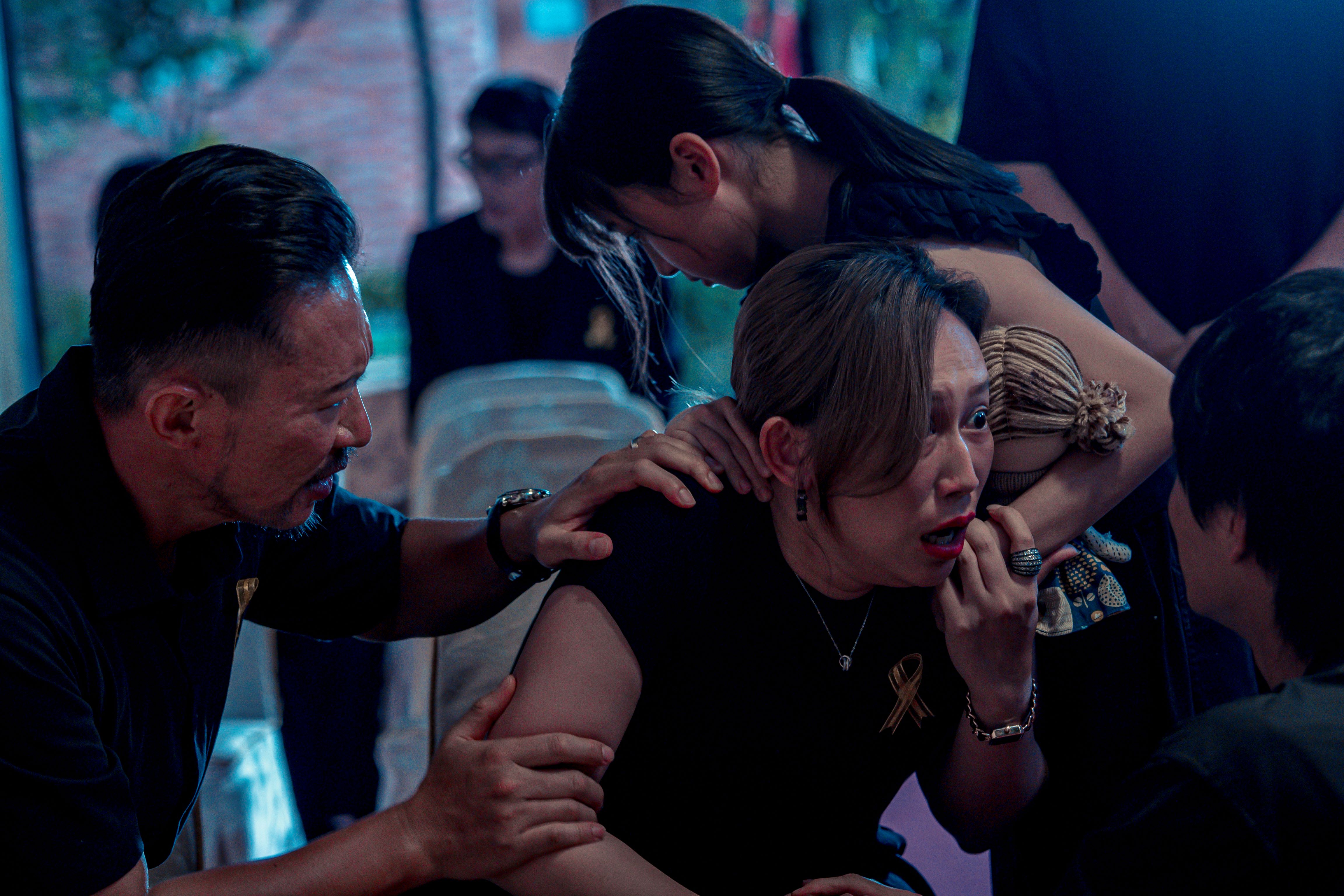 瑪菲司主演恐怖邪教電影《嘎啦》登國片票房冠軍。（Catchplay提供）