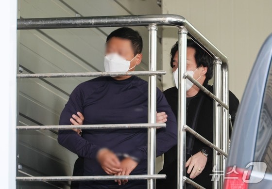 殺人的直播主B遭逮捕。（翻自《NEWS 1》）