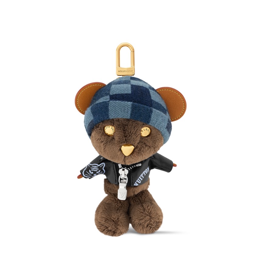 LV Louis Bear搖滾明星包包吊飾。NT$41,100(路易威登提供)