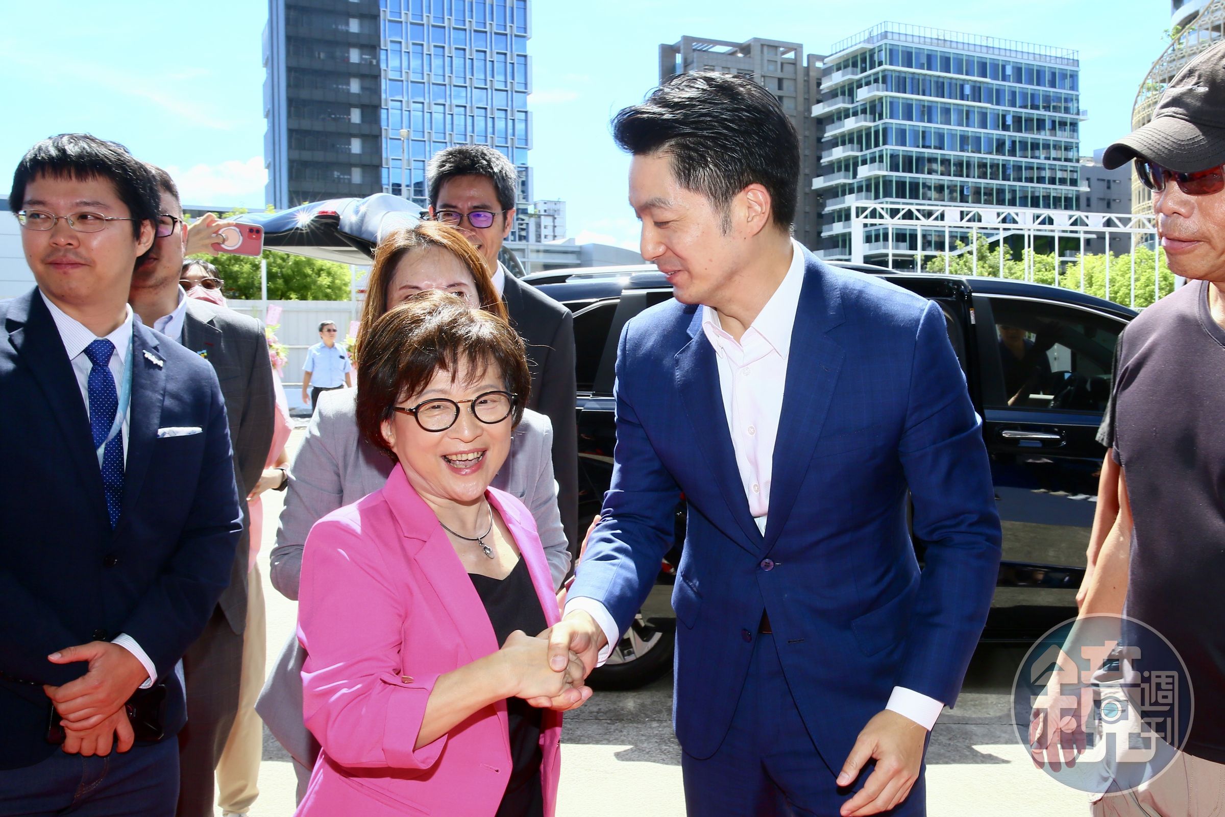 緯穎董事長洪麗寗今日出席「緯穎總部大樓新建工程動土典禮」。
