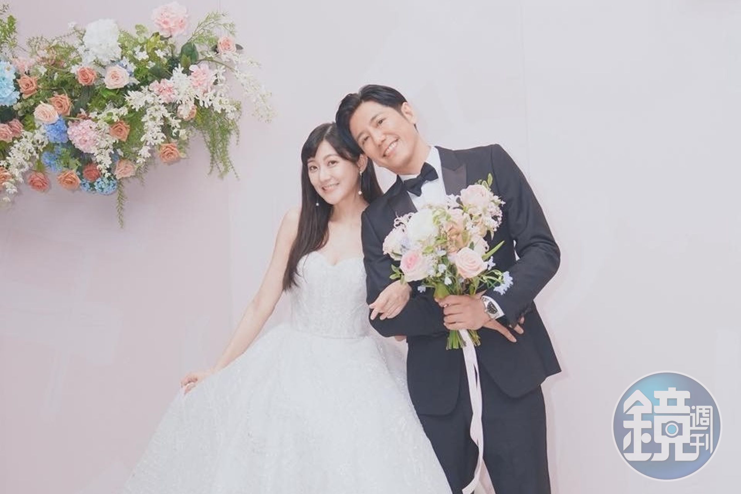 林逸欣和科技業老公Tony的婚禮因疫情延宕了兩次。(本刊資料照)