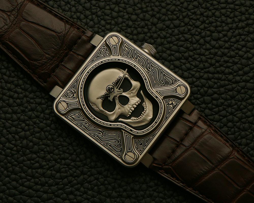 Bell & Ross新的BR 01 Burning Skull。