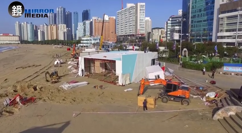 釜山影展前夕　颱風肆虐災情直擊