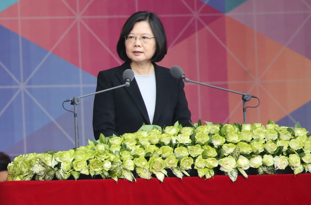 蔡英文國慶演說　籲兩岸盡快坐下來談