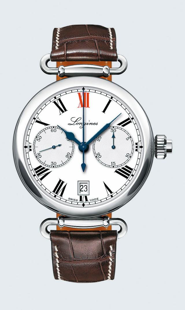 LONGINES Column-Wheel Single Pusher Chronograph.