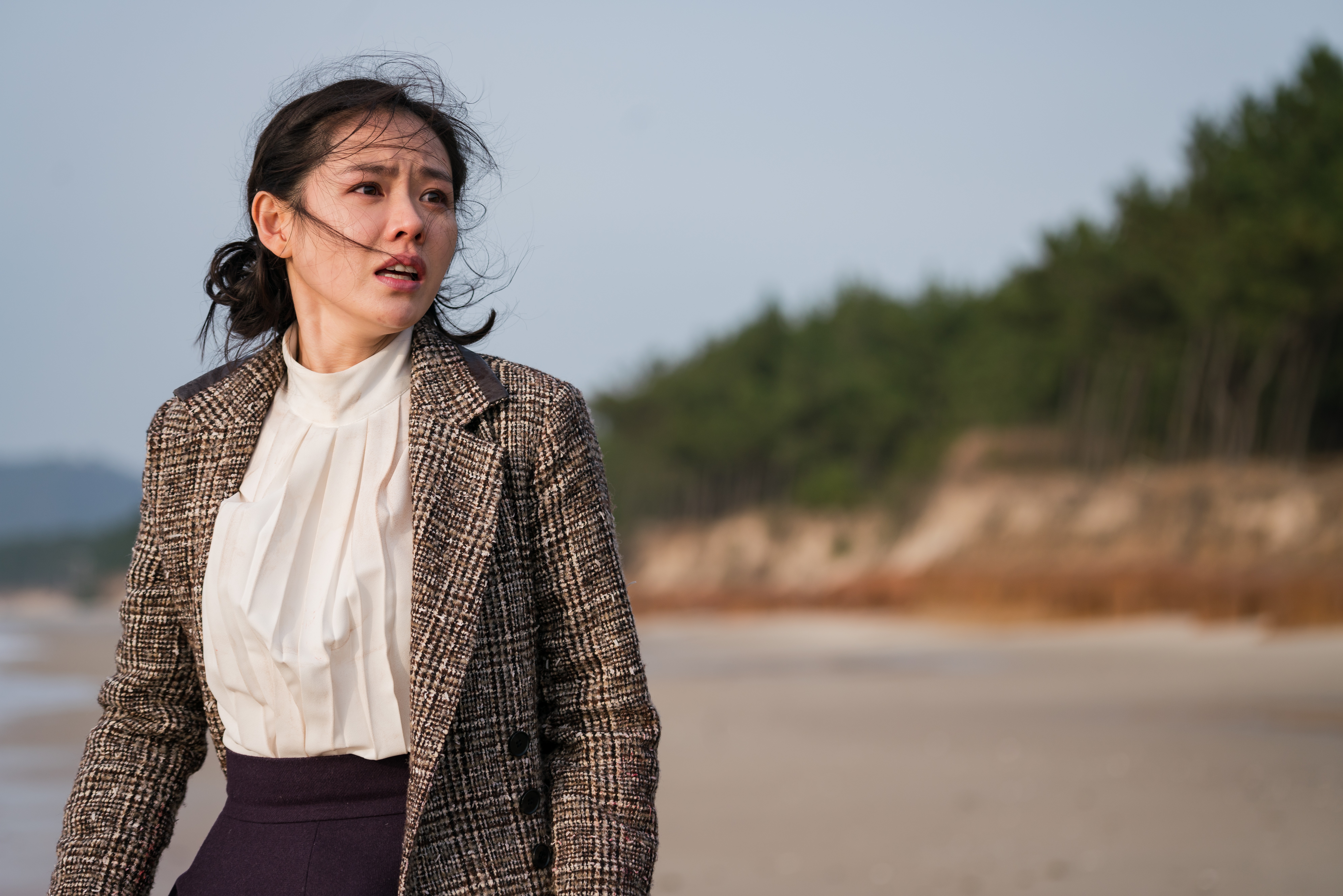 孫藝珍在《德惠翁主》中由年輕演到老,還自掏腰包投資2千多萬台幣。(釜山影展提供)