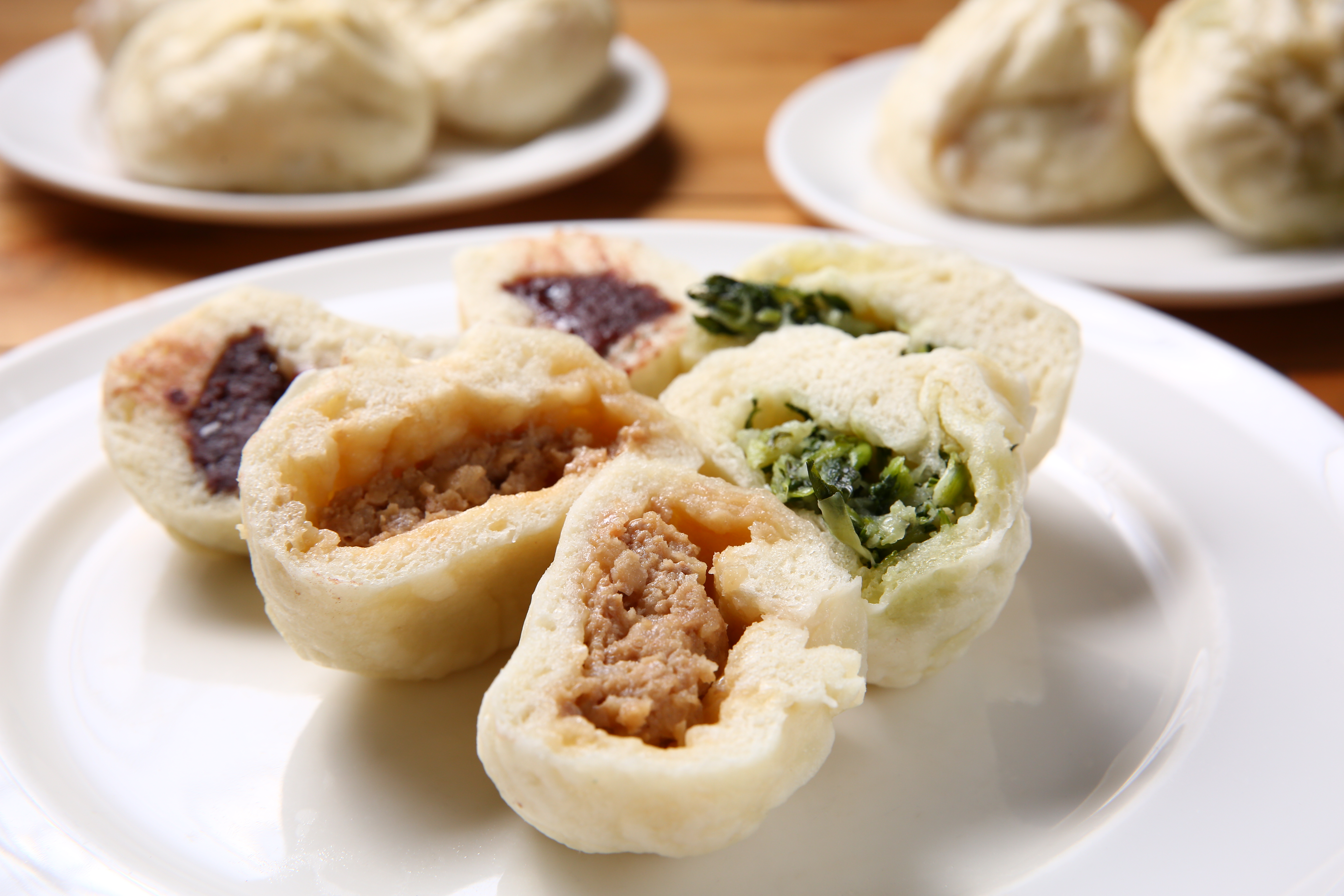 康樂意的肉包鮮美、菜包清香、豆沙綿密（均為15元∕個）