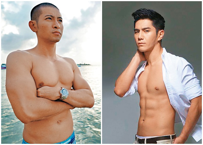 身為異男但力挺同志，又有肌壯身材，其實黃益中（左圖）跟戴祖雄（右圖）的走紅頗有雷同之處。