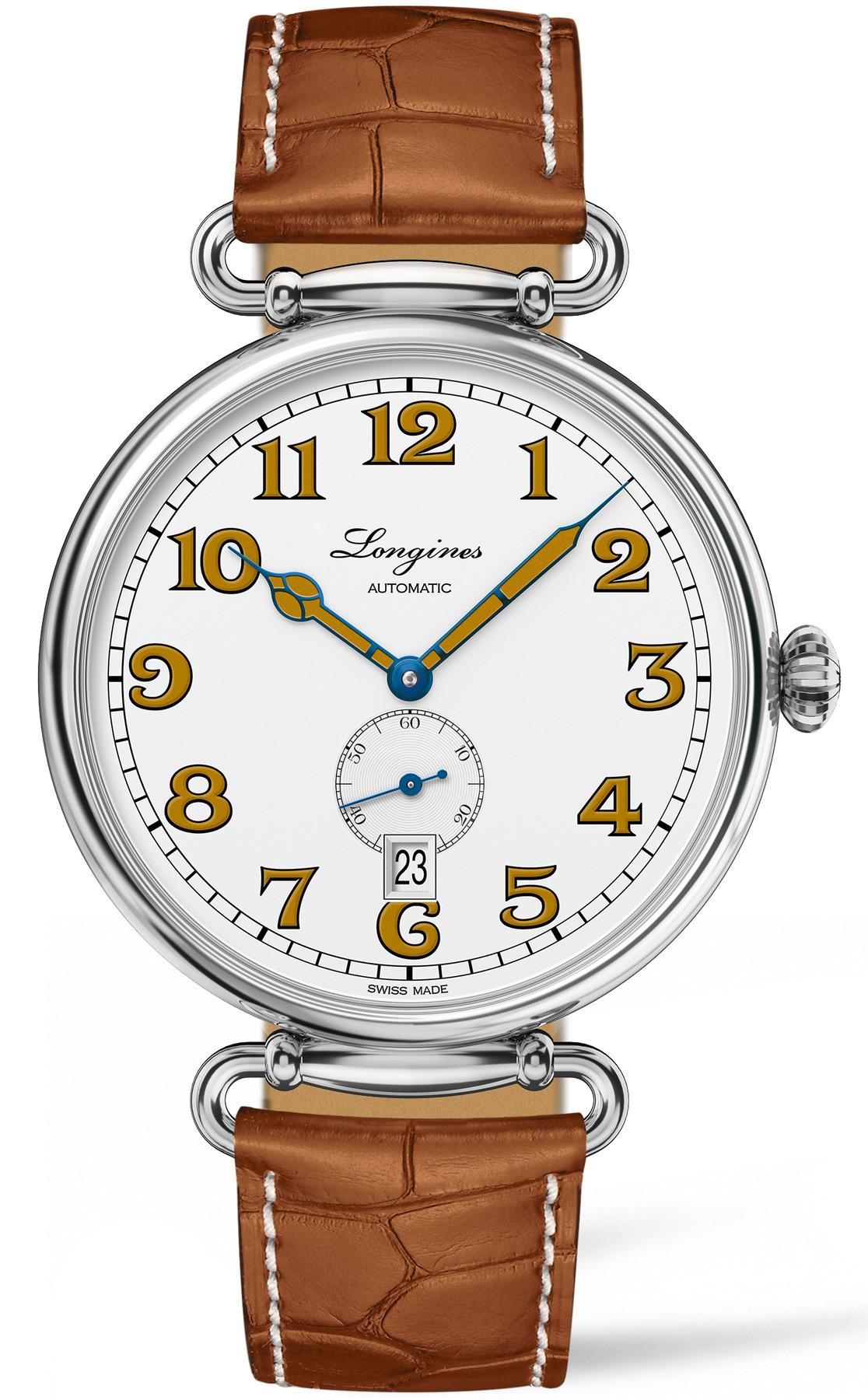 LONGINES 浪琴 Heritage 1918 41mm錶款。NT$58,800。