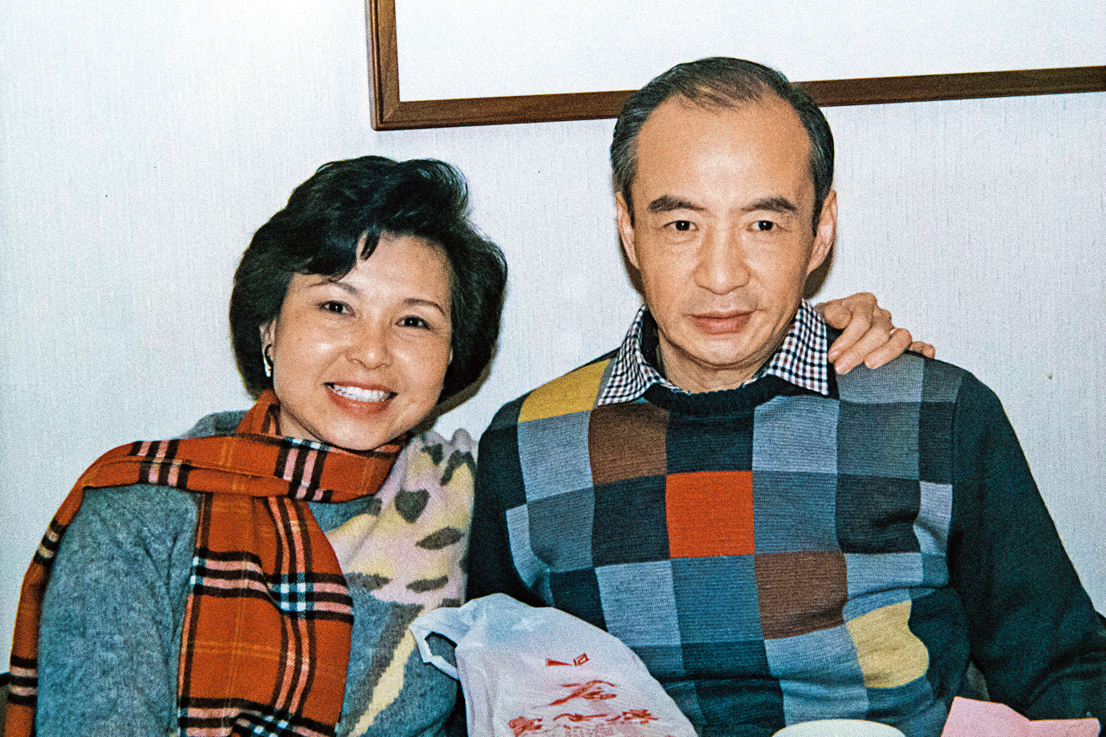紀露霞與丈夫高必達1991年合照。(紀露霞提供)