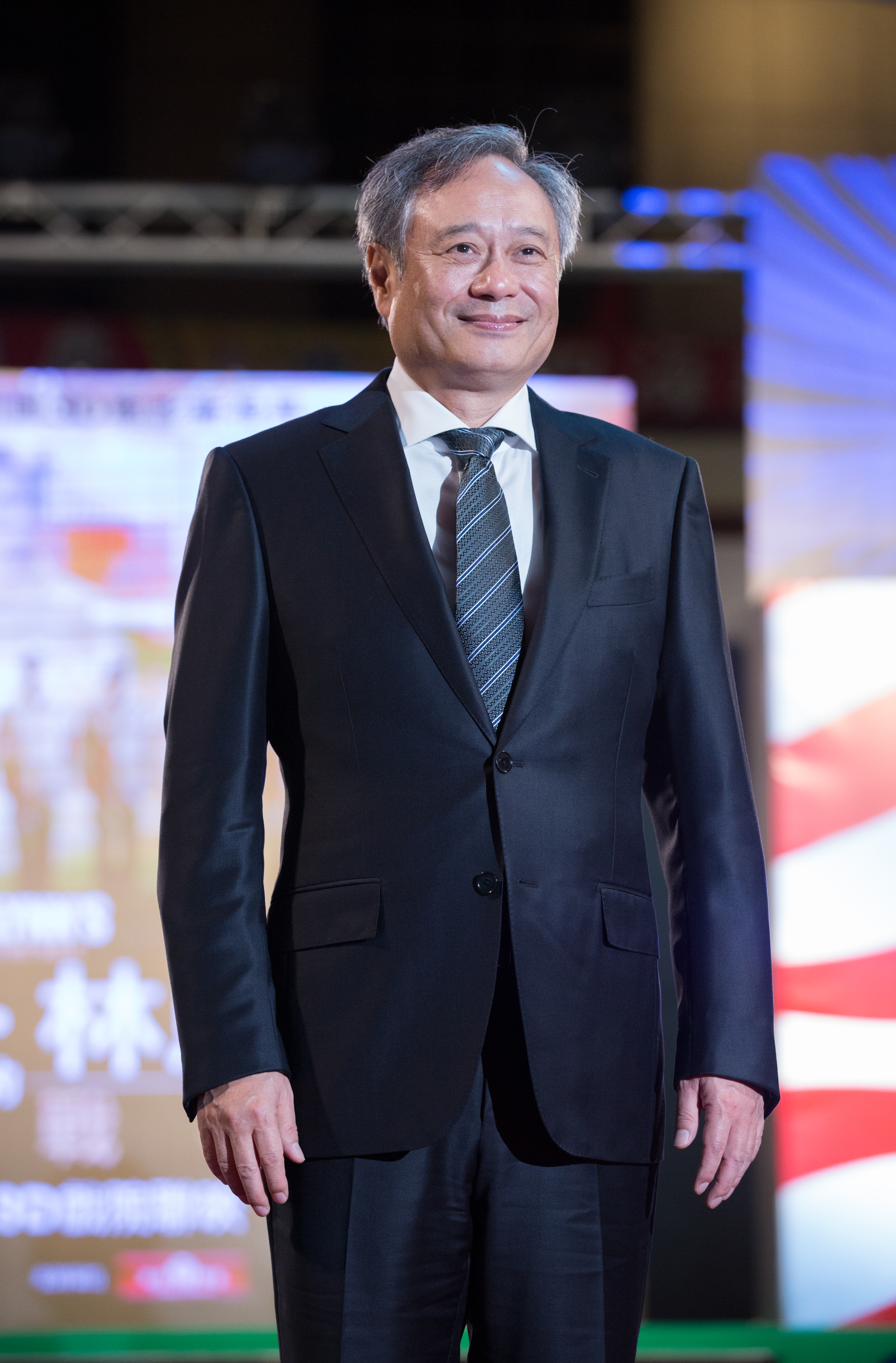 李安帶新片《比利・林恩的中場戰事》回台首映。