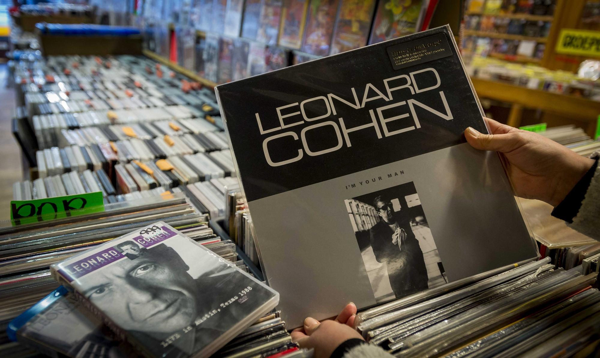 Leonard Cohen的唱片。（東方IC）