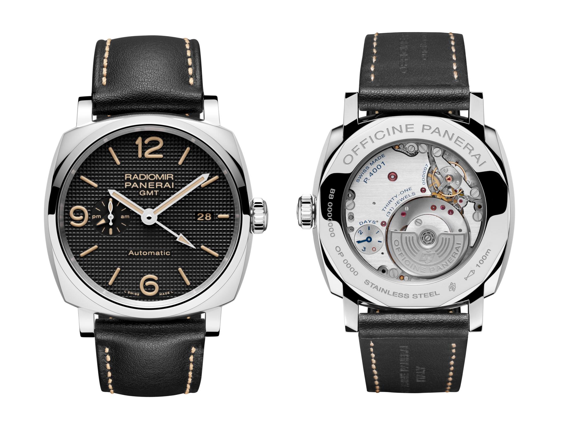 PAM00627,45mm不鏽鋼錶殼,巴黎釘紋裝飾面盤,定價NT$382,000。