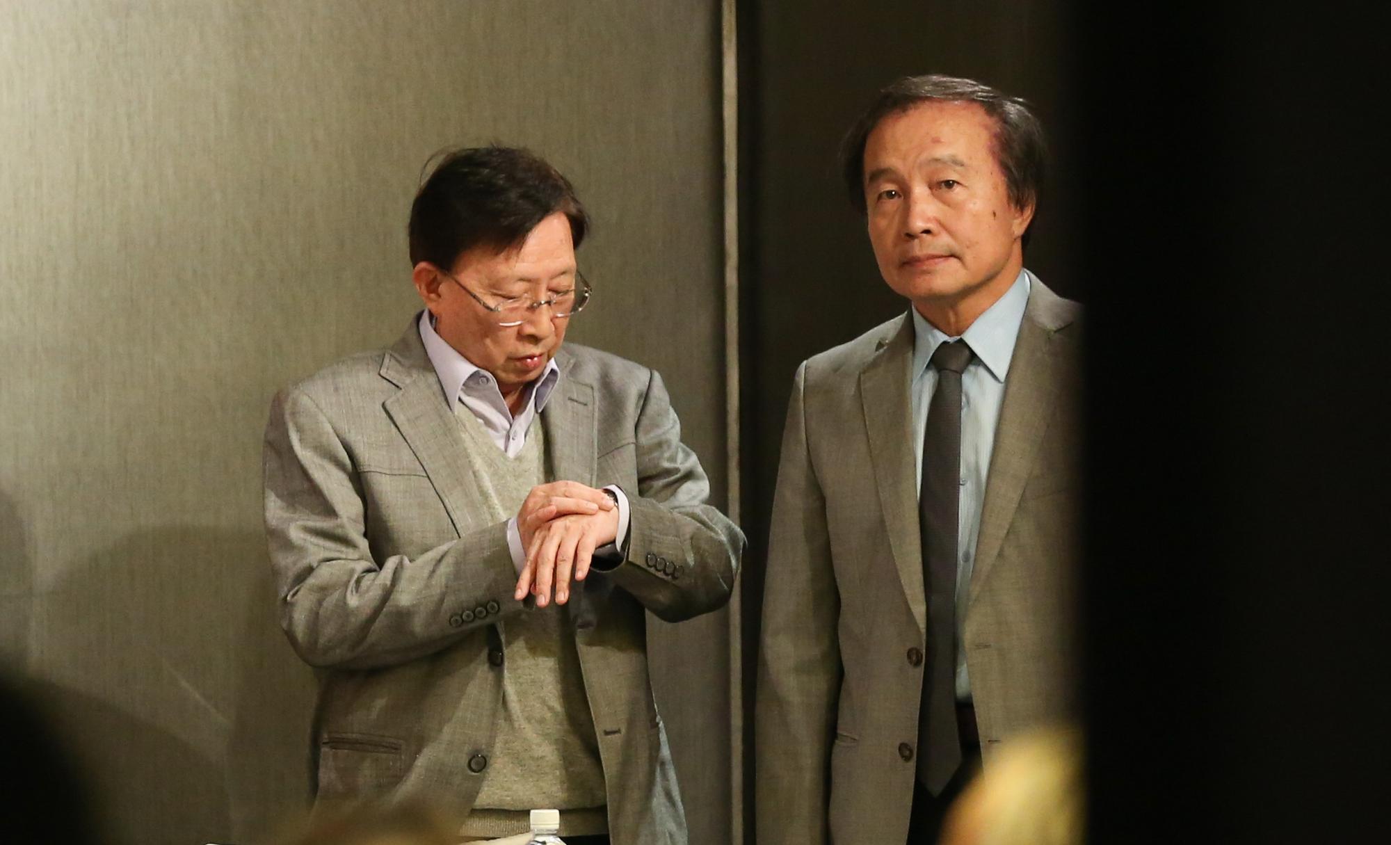 中華文化總會執委會議流局,會長劉兆玄表示不解、遺憾。