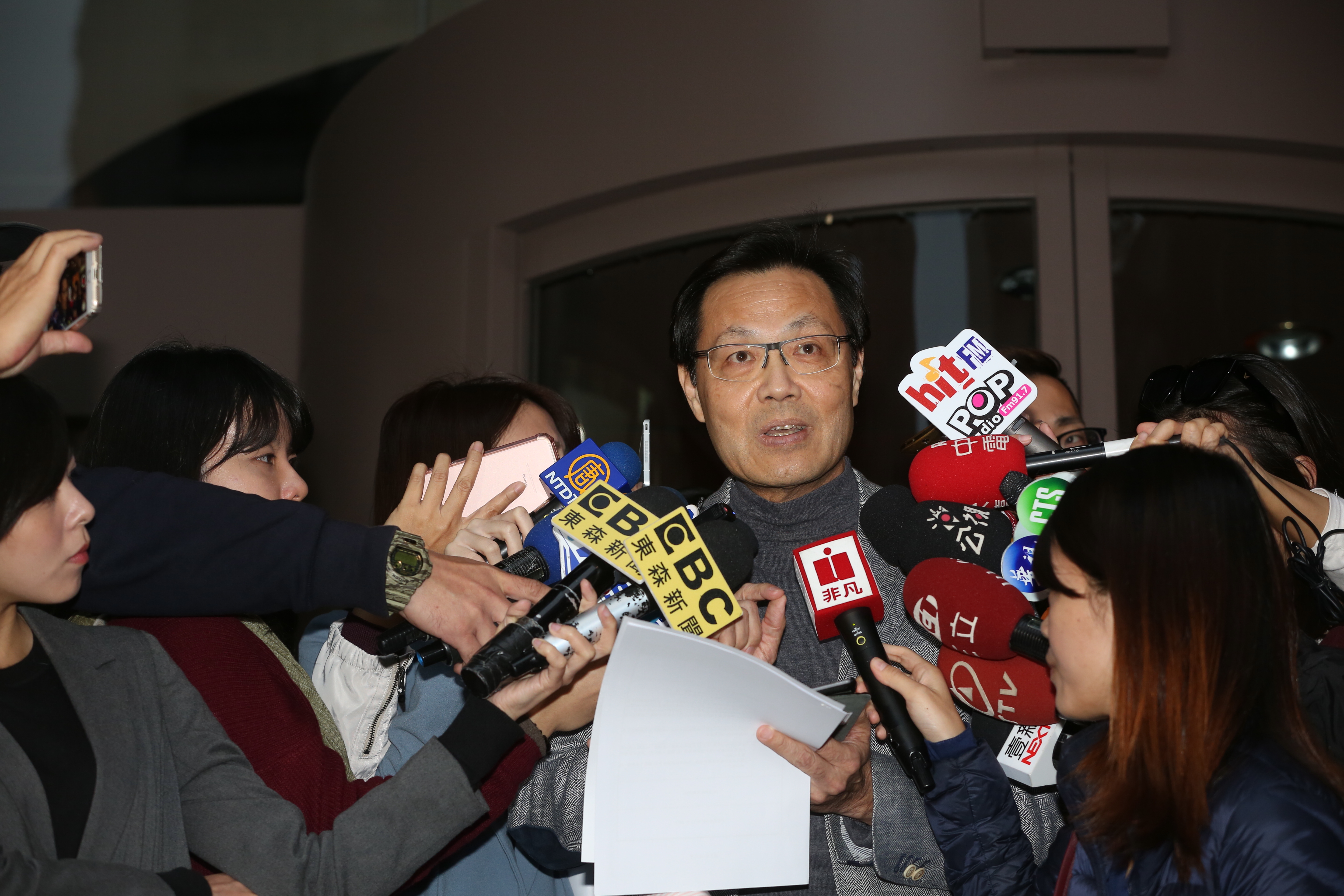 復興航空副總劉忠繼28日出面說明勞資協議結果。