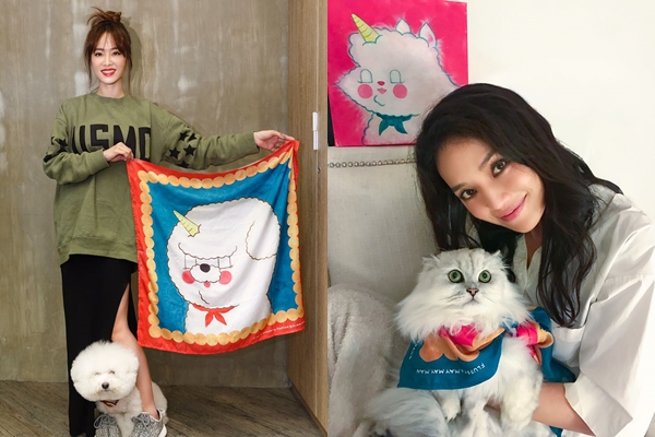 挺慈善義賣　舒淇被貓抓、蔡依林變八字腿