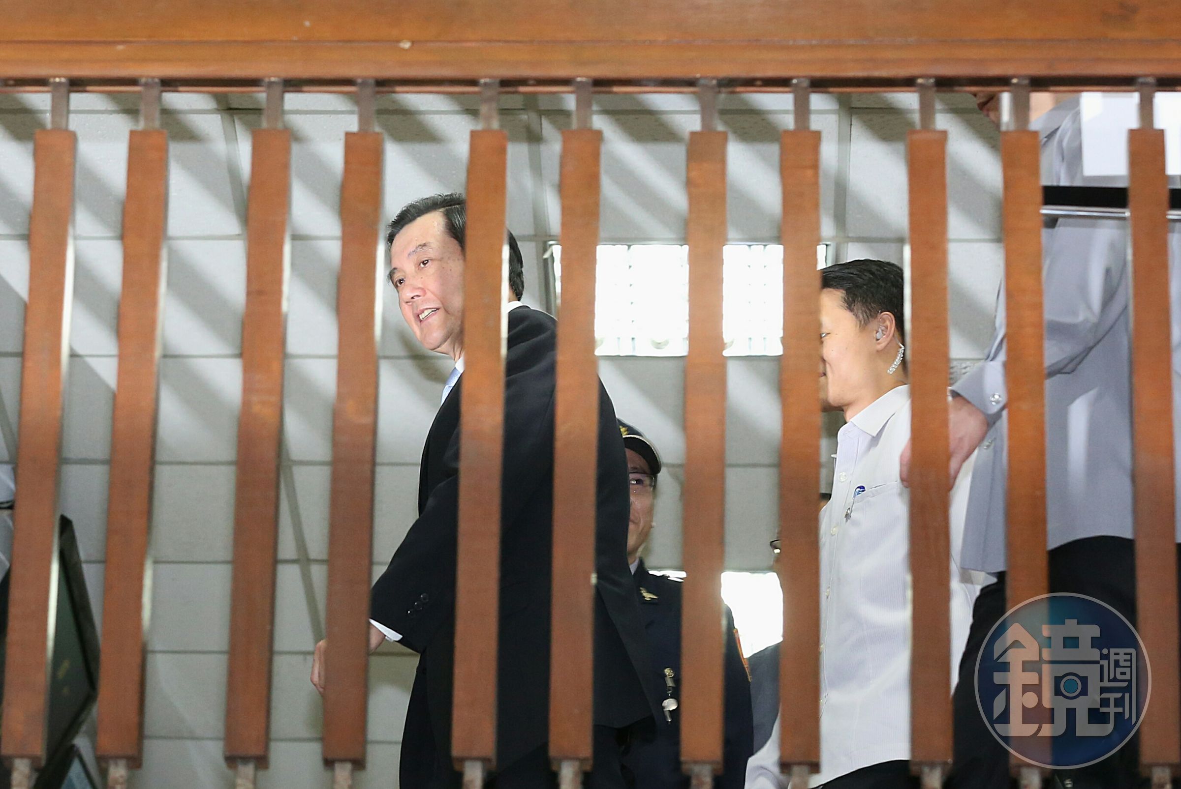 馬英九對於本刊提問對官司有沒有信心，僅表示「辛苦了」。