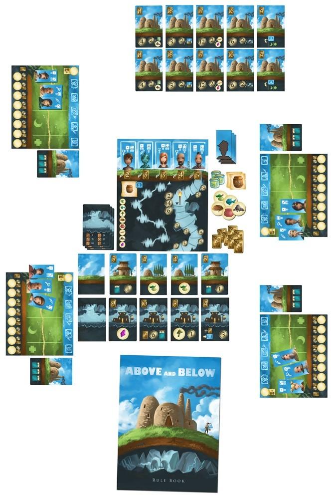 所有道具全景。(圖片來源:BGG)