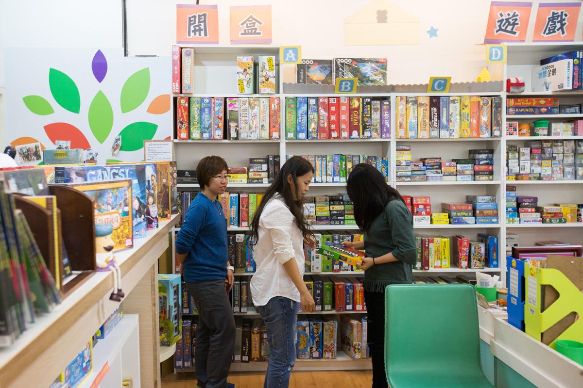 勃根地除了販售桌遊外,也是少數提供桌遊出租的店家