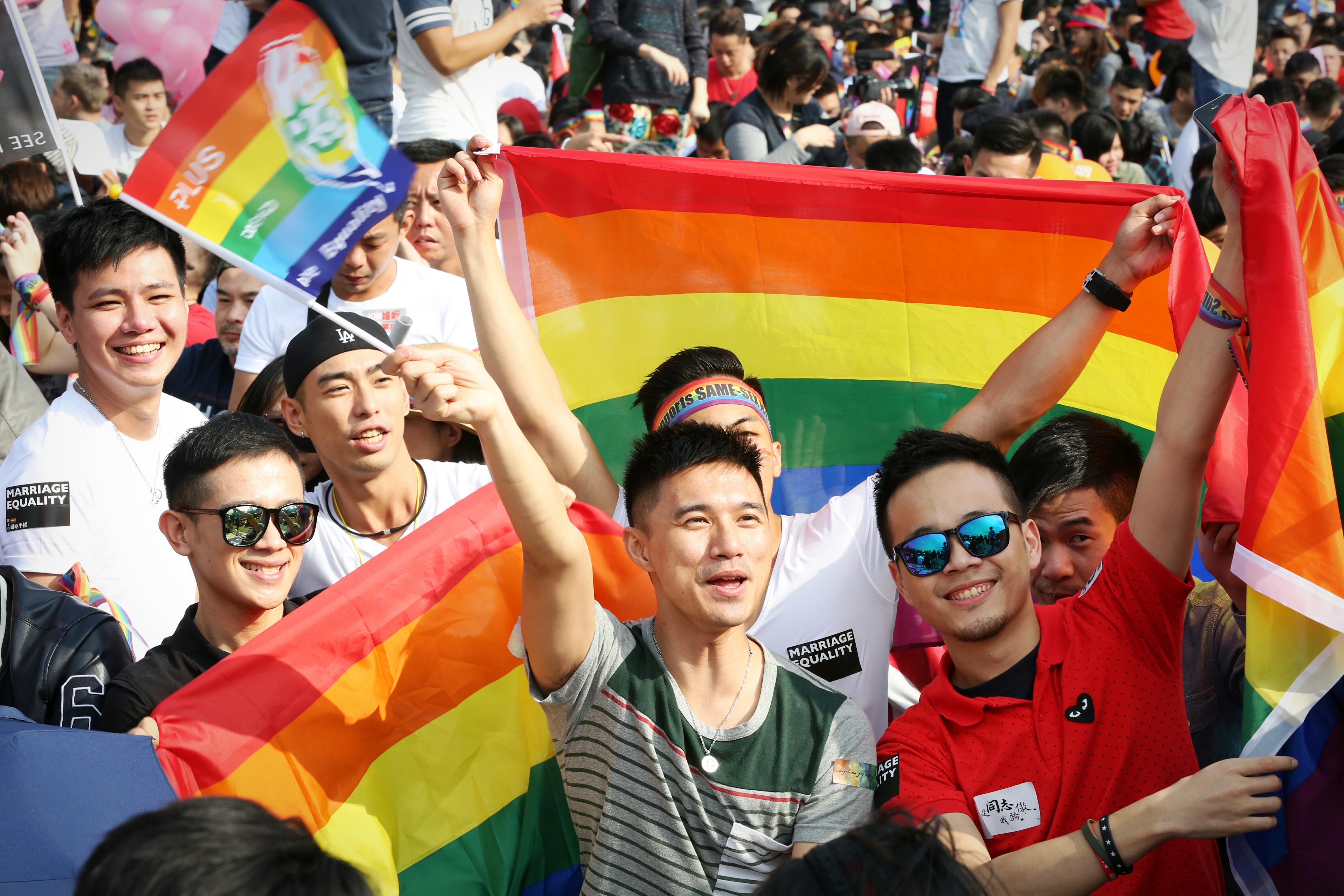 撐同志爭平權　眾星凱道發聲挺同婚