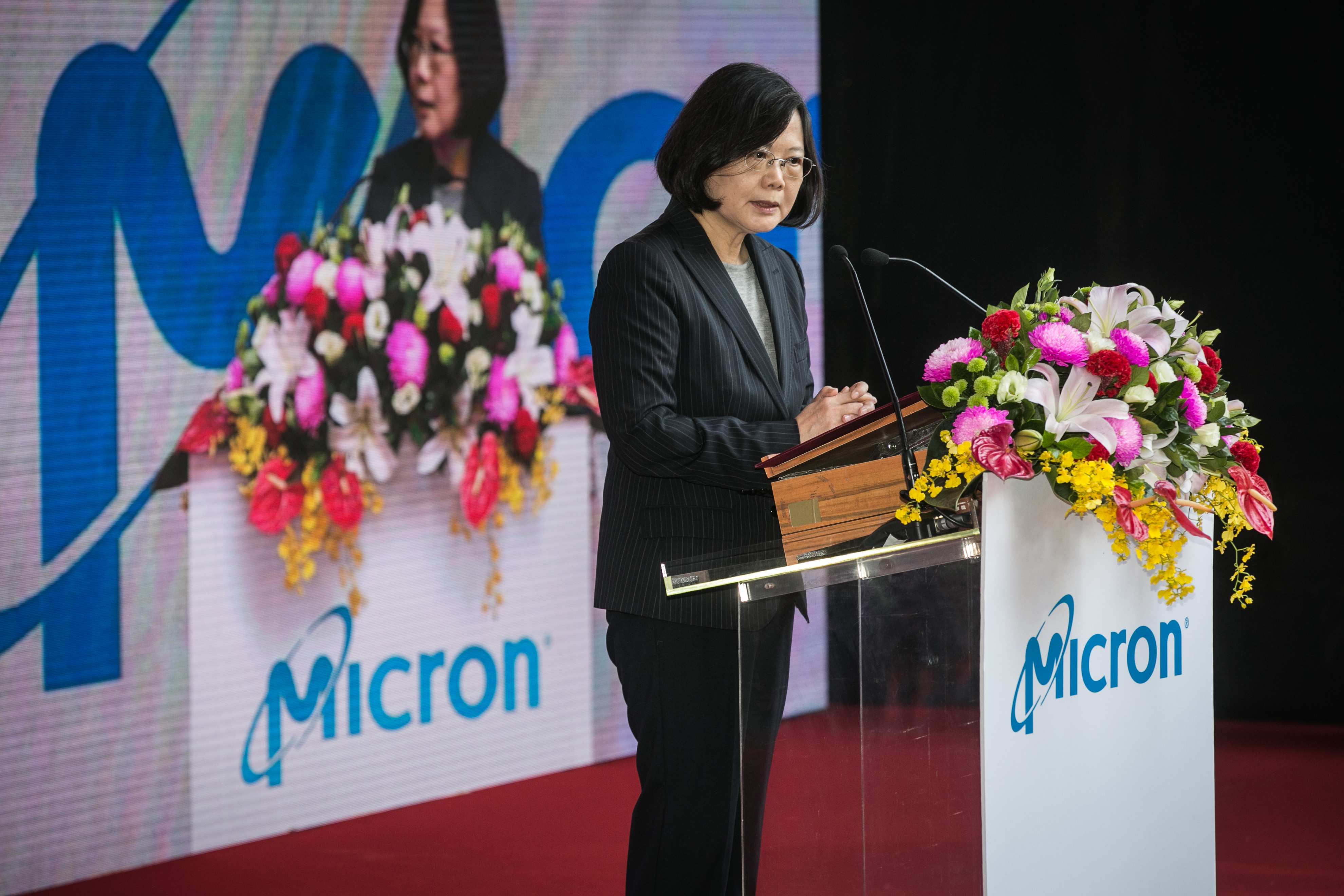 美光加碼千億投資台灣　蔡總統親道賀　他卻沒來