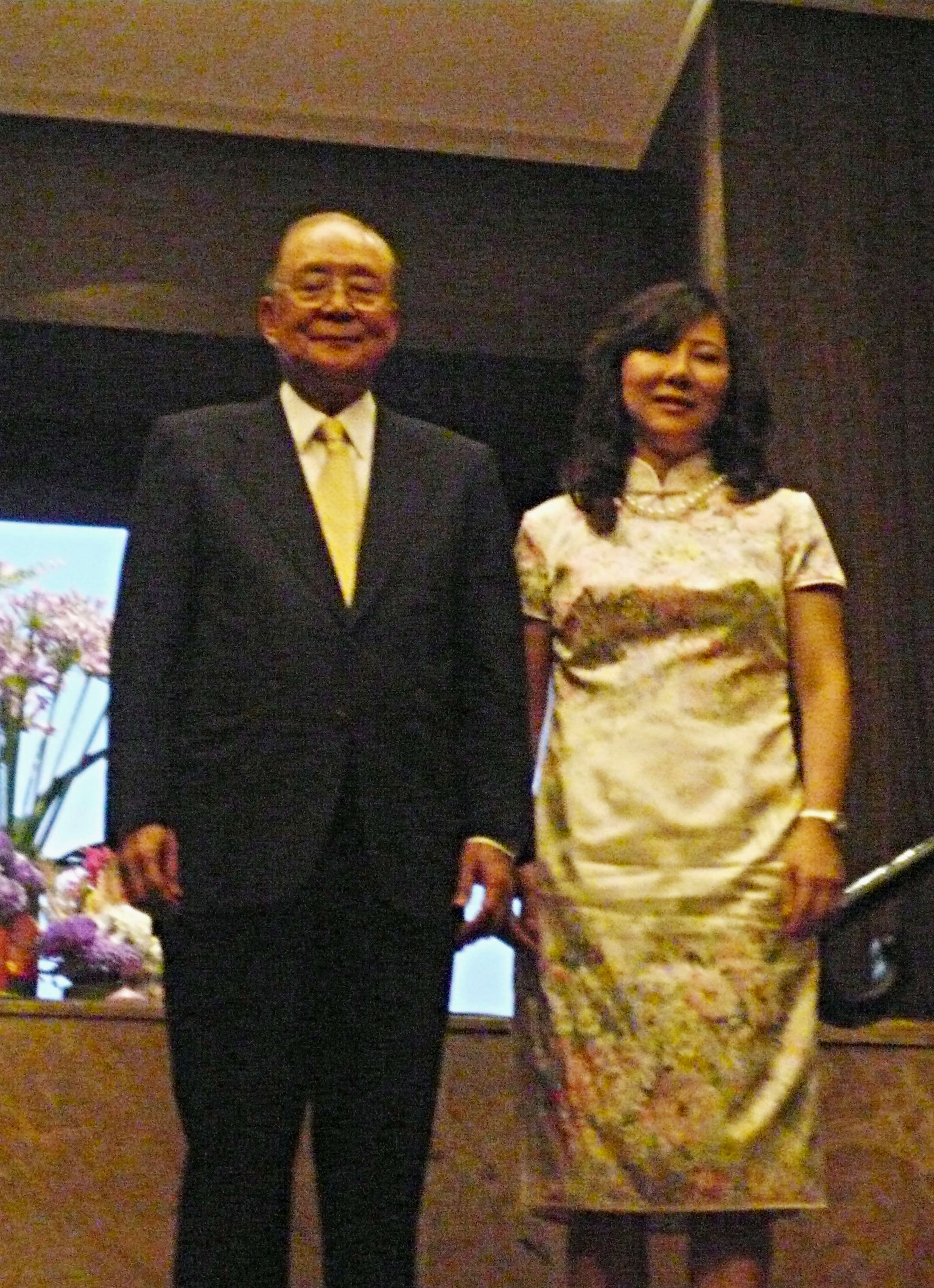 前總統府資政徐立德與小三十五歲陳姓音樂家已多月未見，強調不知道妻子家發生什麼事。（中央社）