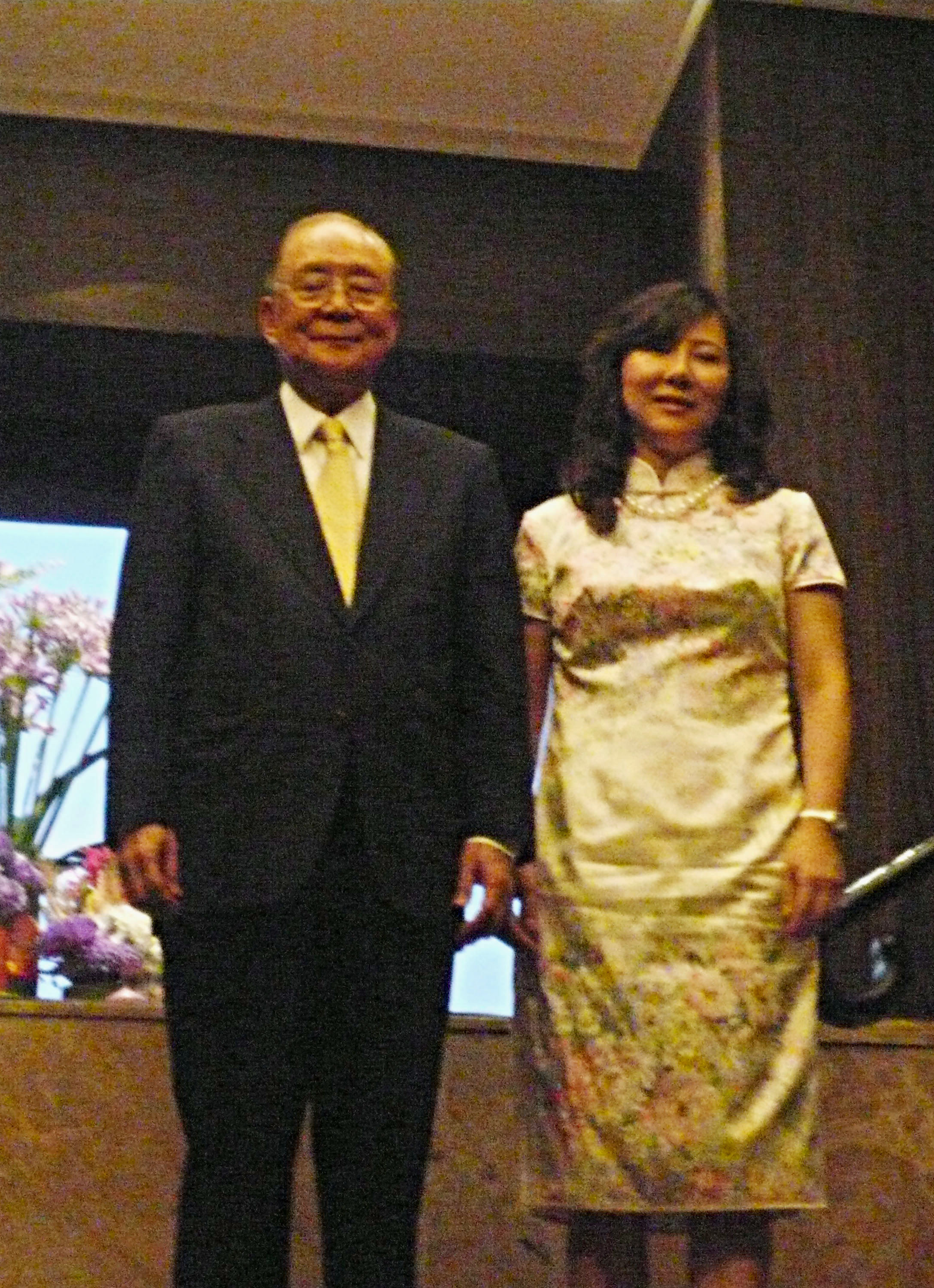 前總統府資政徐立德與小三十五歲陳姓音樂家已多月未見，強調不知道妻子家發生什麼事。（中央社）