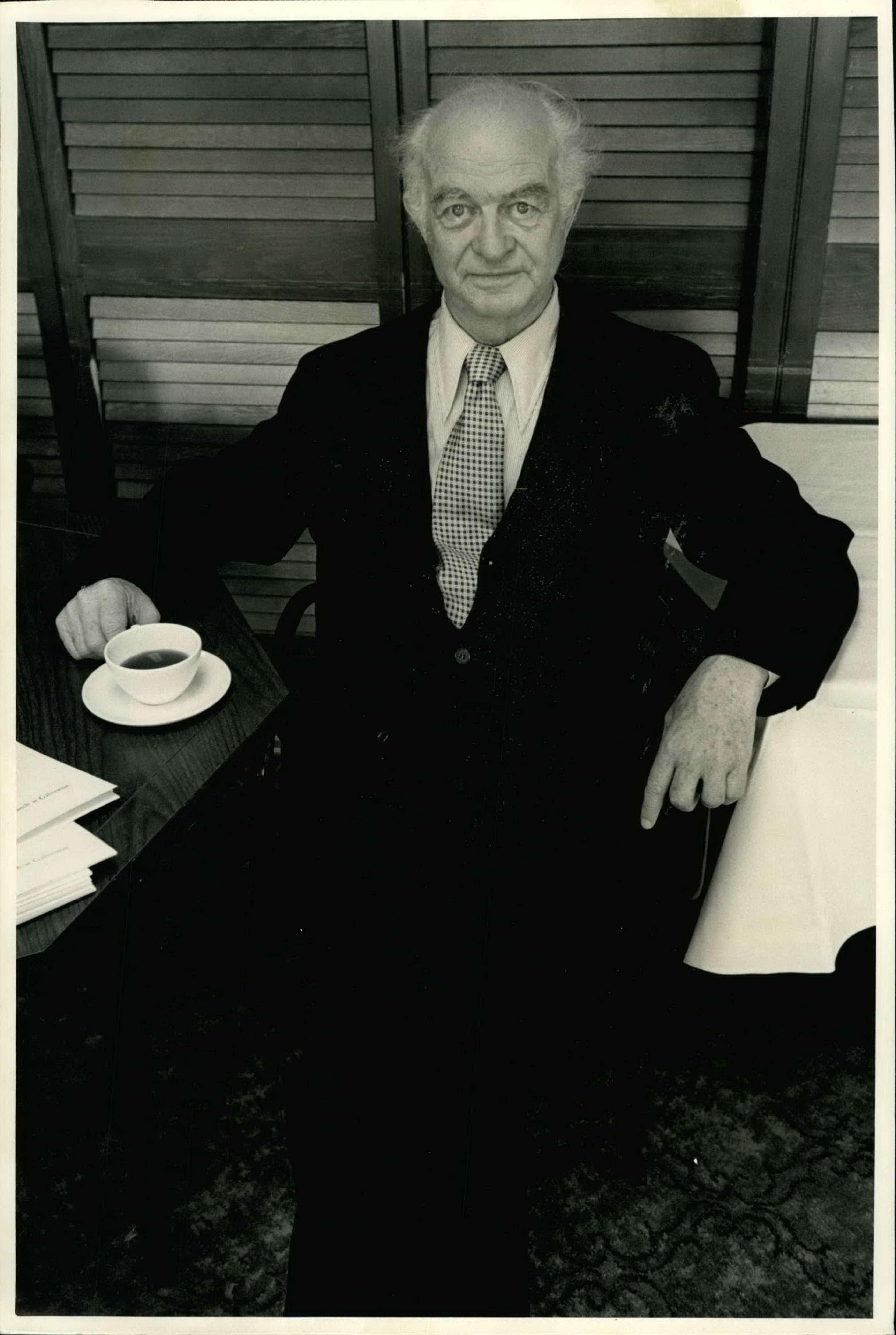 萊納斯．鮑林（Linus Pauling）攝於1973年。（東方IC）