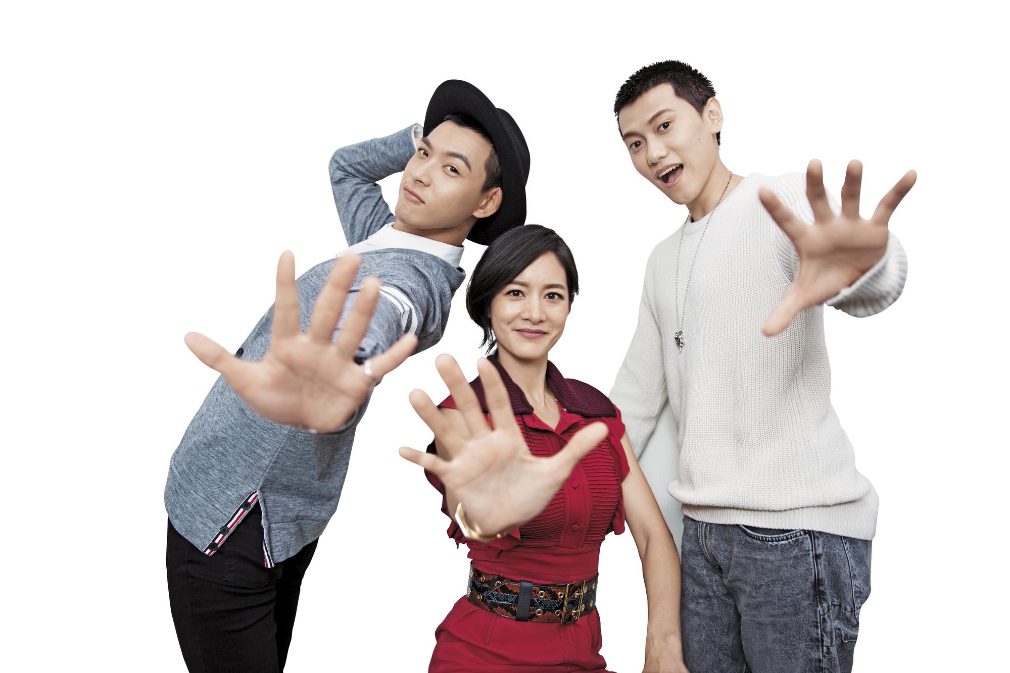 《High5制霸青春》是籃球校園劇,對晨 翔( 左 )、Janet(中)、毛弟(右)都是全新挑戰。