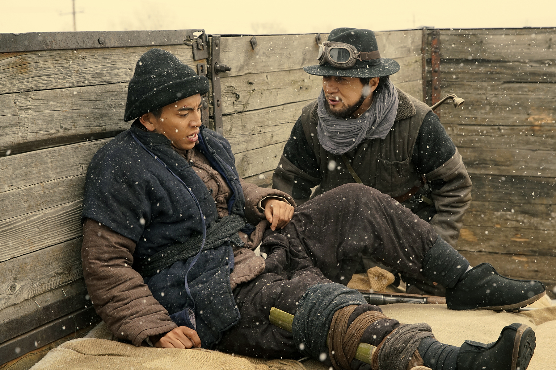 王大陸在片中演出八路軍，加入成龍率領的游擊隊一起對抗日軍。（海樂）