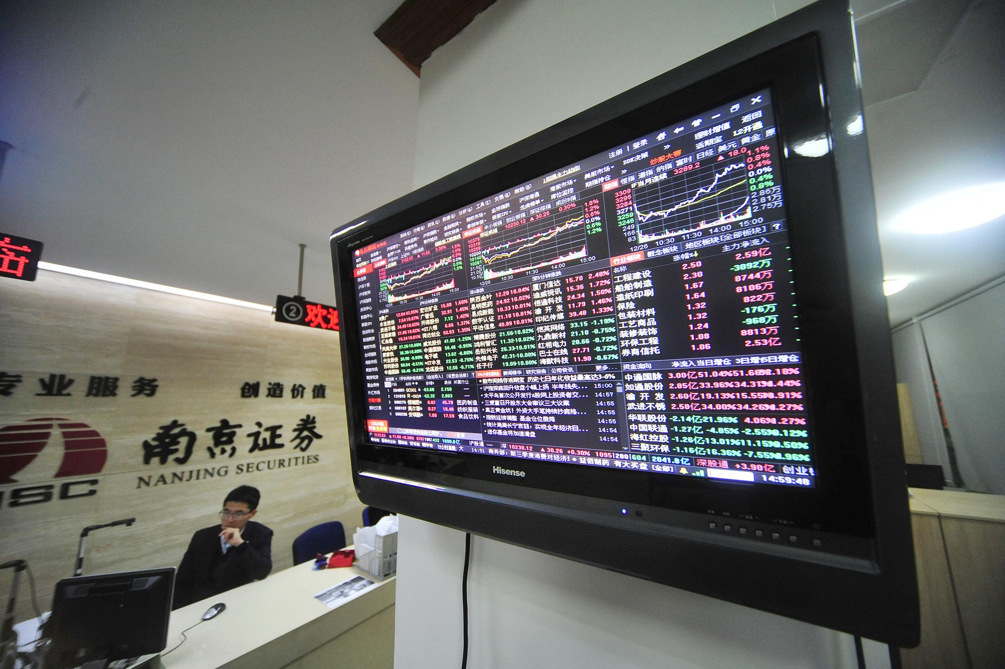 中國股市今年來表現不錯,一改去年的沉悶。(東方IC提供)