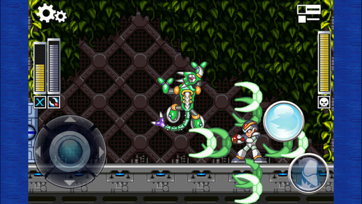 2012 年推出的 iOS 版本《洛克人X》,加入了不少新要素。(圖片來源:iTunes Store 商品網頁)