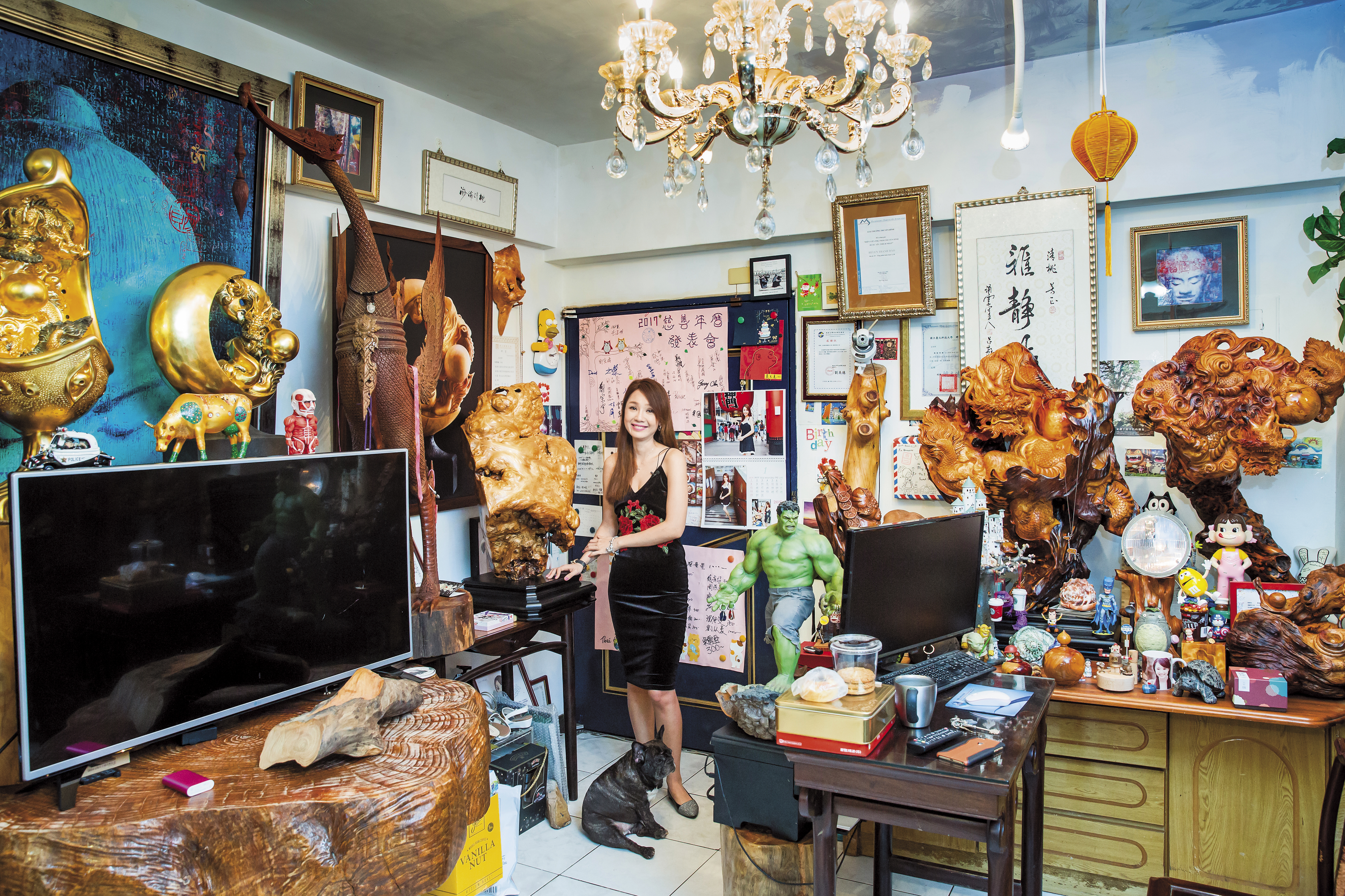 【直擊有片】海倫清桃怪味詭宅　龍貓浩克祖先牌位站壁