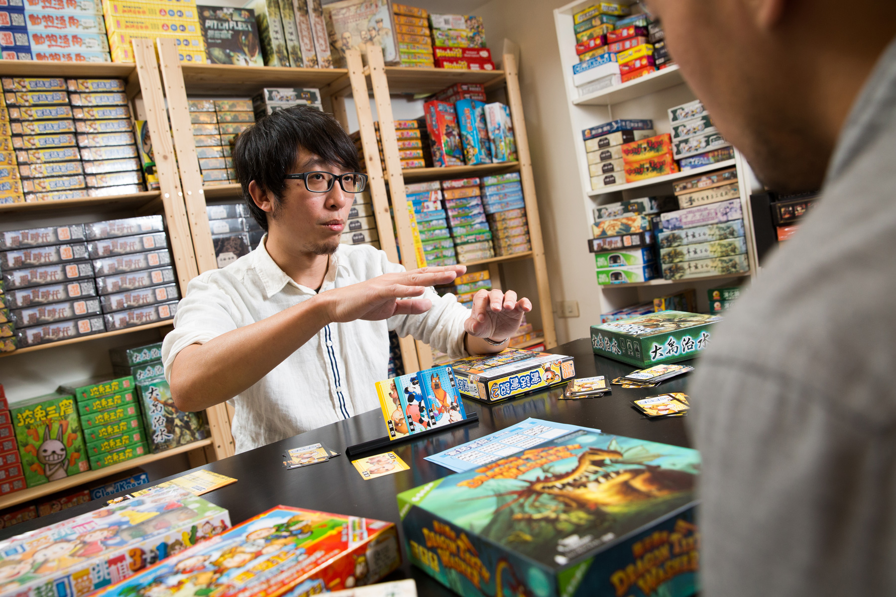 2Plus桌遊設計工作室主編龔義詔，希望能用自己的經驗，幫助學員在桌遊設計的過程中少繞一些路。