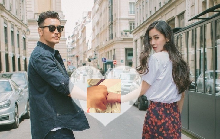 Angelababy產2950公克壯丁　黃曉明開心「小海綿降臨」