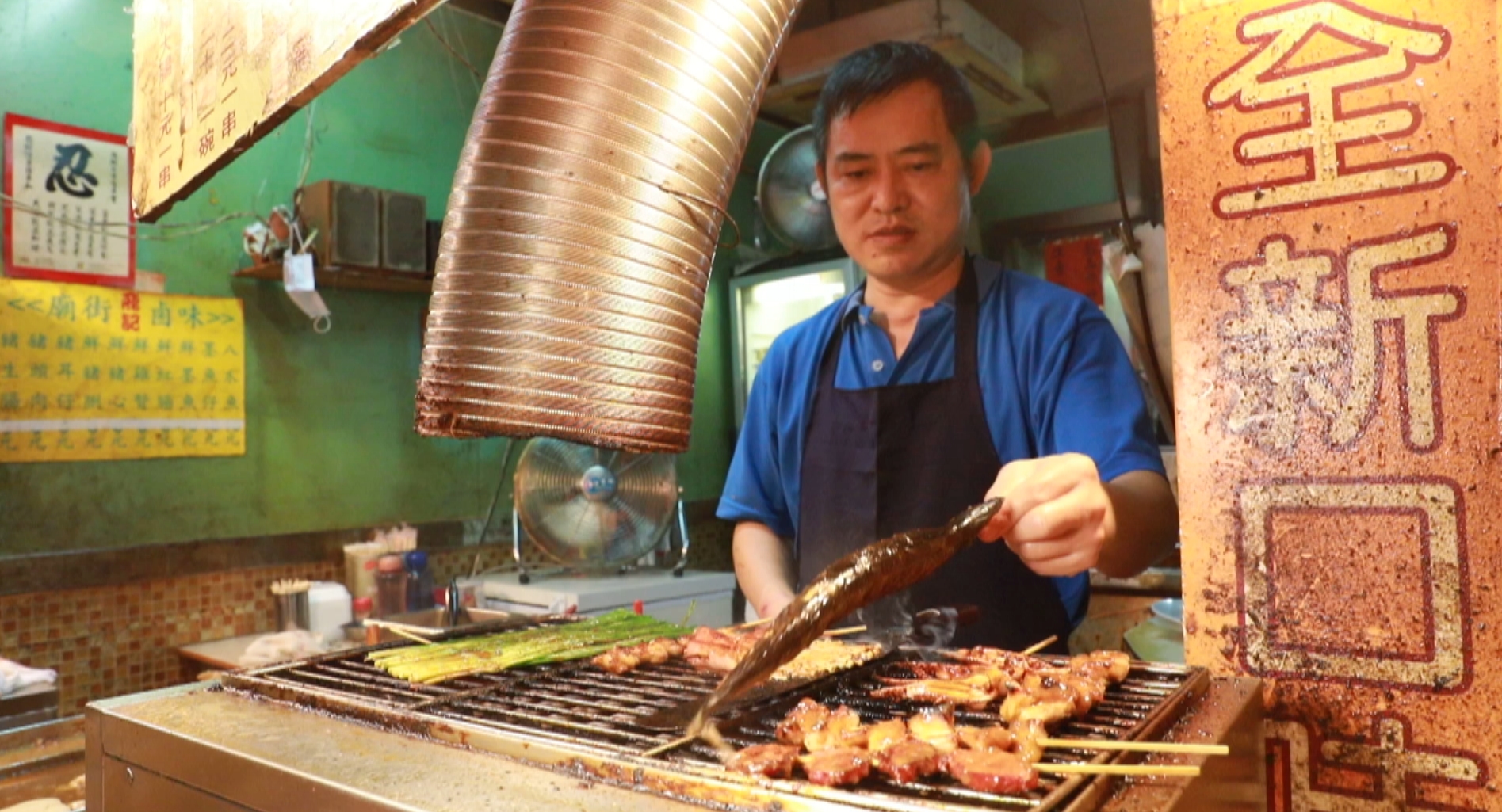 廟街燒肉店台灣味十足，是香港少數我能溝通無礙的店家。