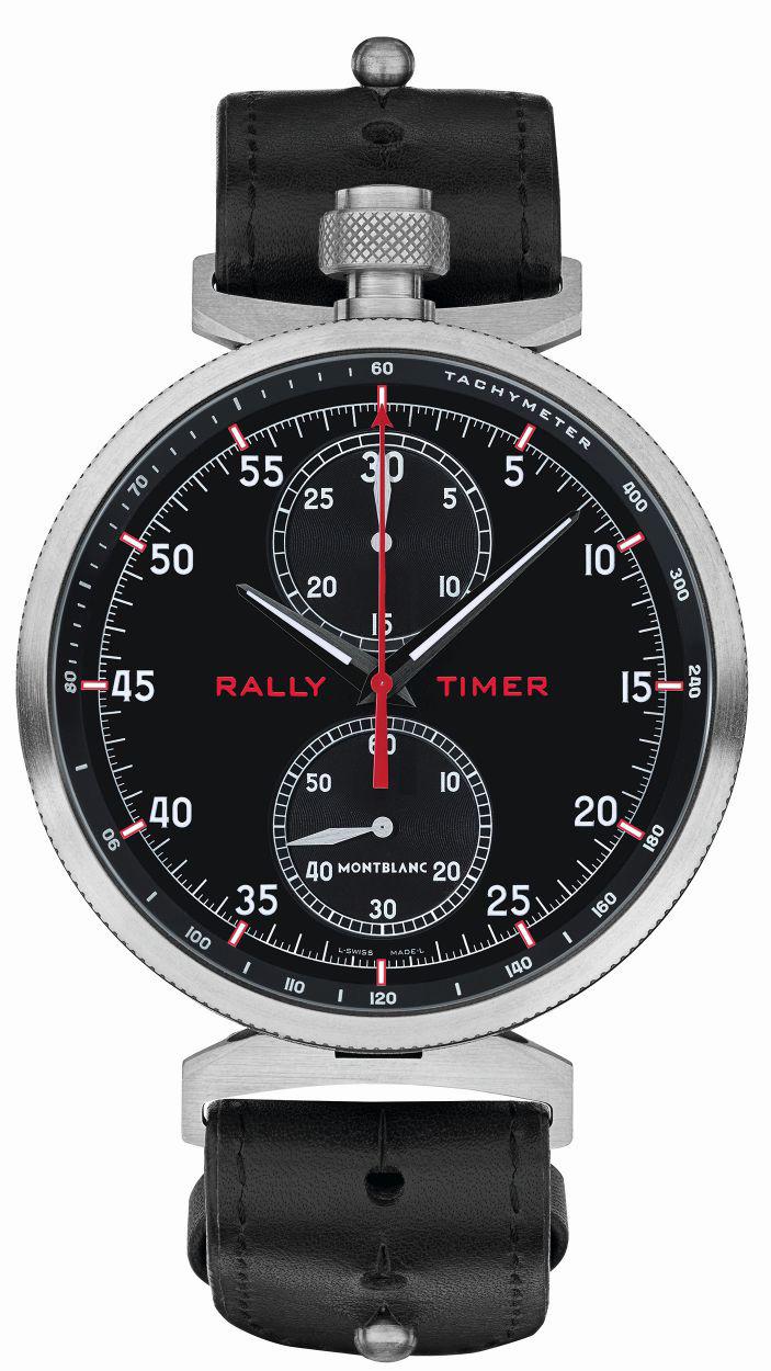 「TimeWalker Chronograph Rally Timer Counter」回歸到純粹的專業計時器本質,宛如一把構造精簡的手動栓式步槍。