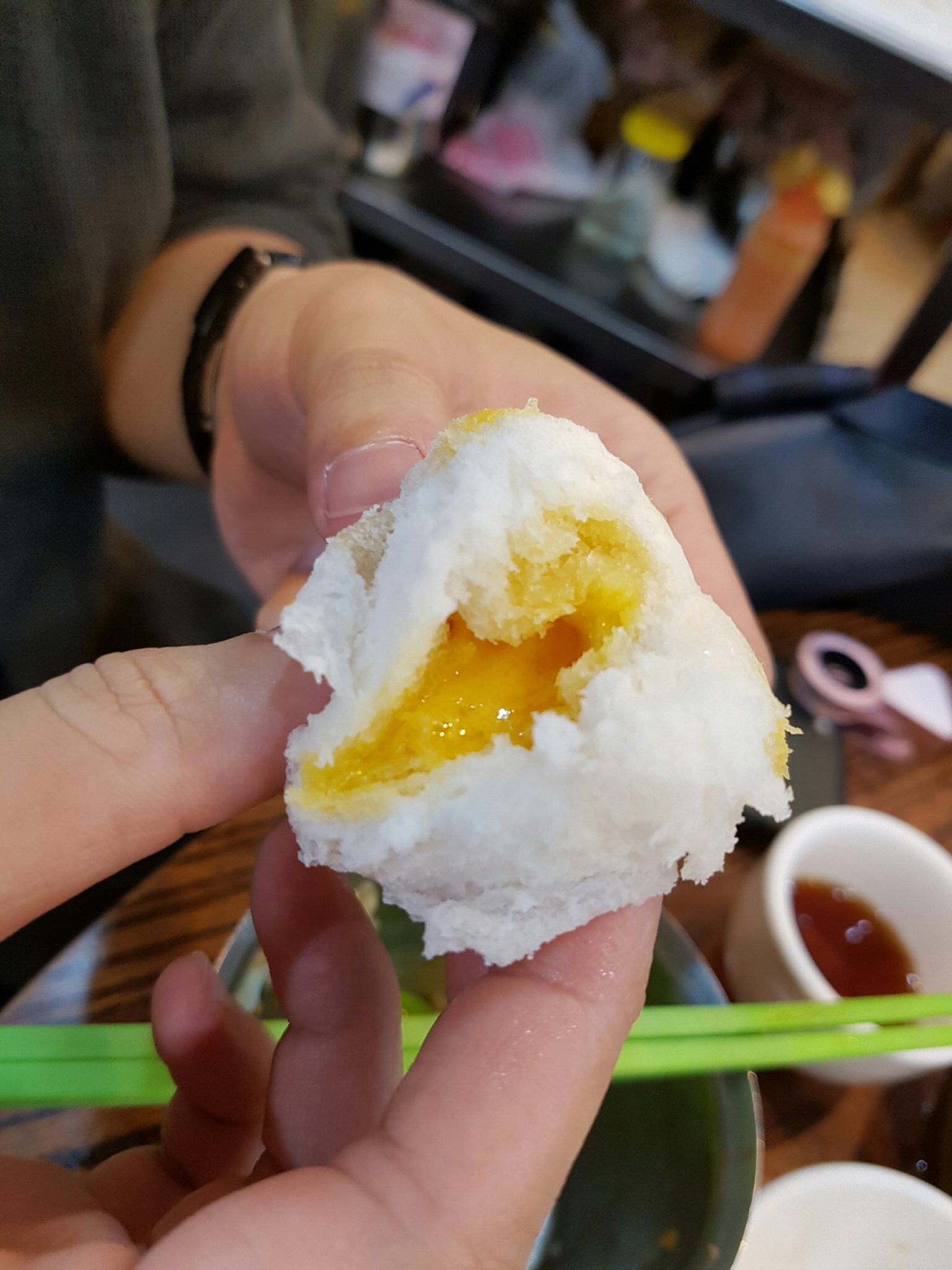 看看這滿滿的爆漿流沙，不得不說，我回台灣還會想。