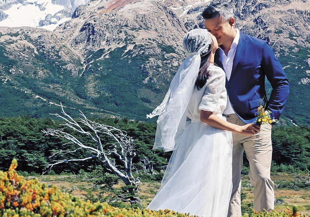 【人妻幸福婚紗】林可彤跟著藝人腳步前進海外　智利山上拍婚紗