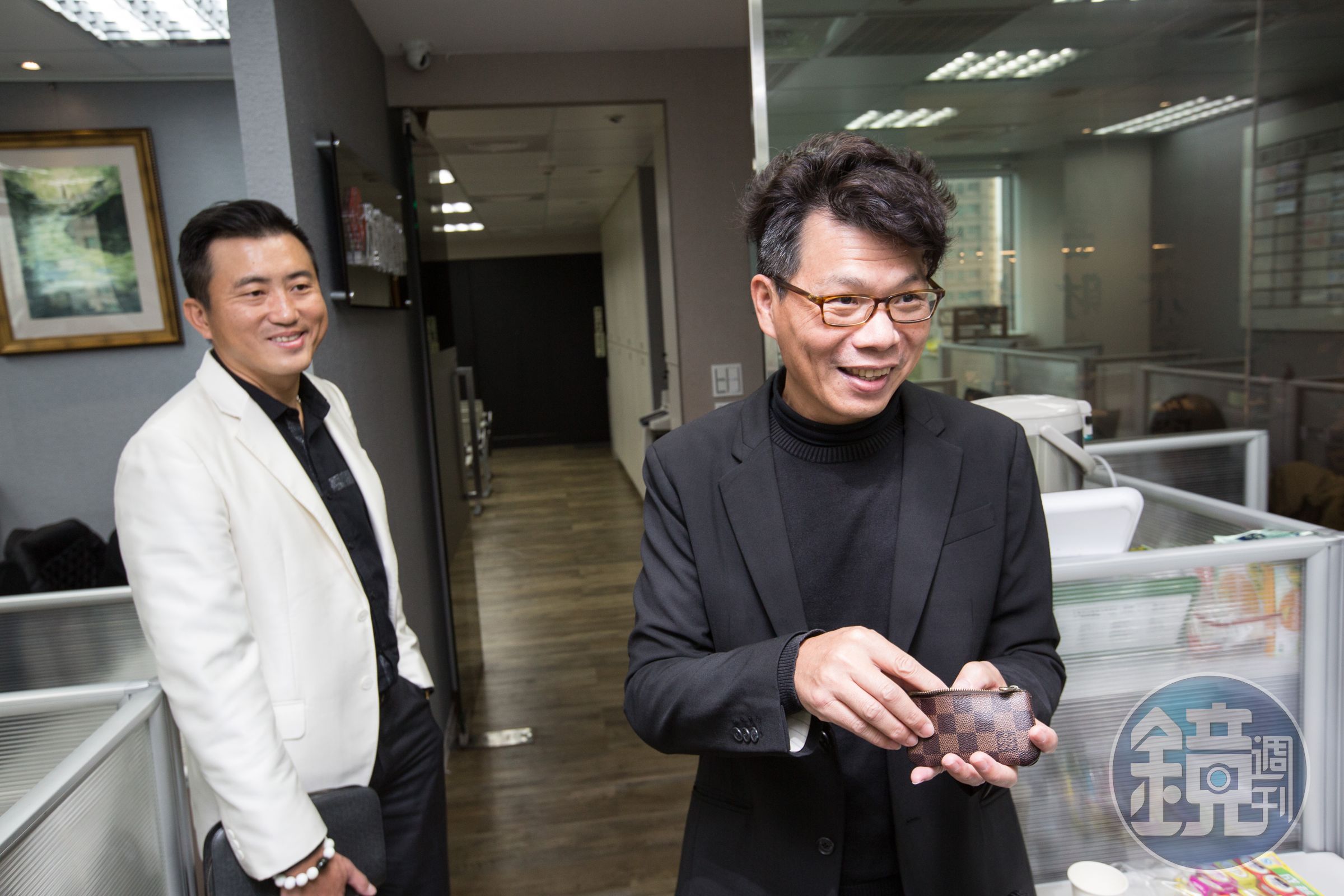 陳建慶（左）與李信忠（右）兩人交情好，從年輕共同創業至今。