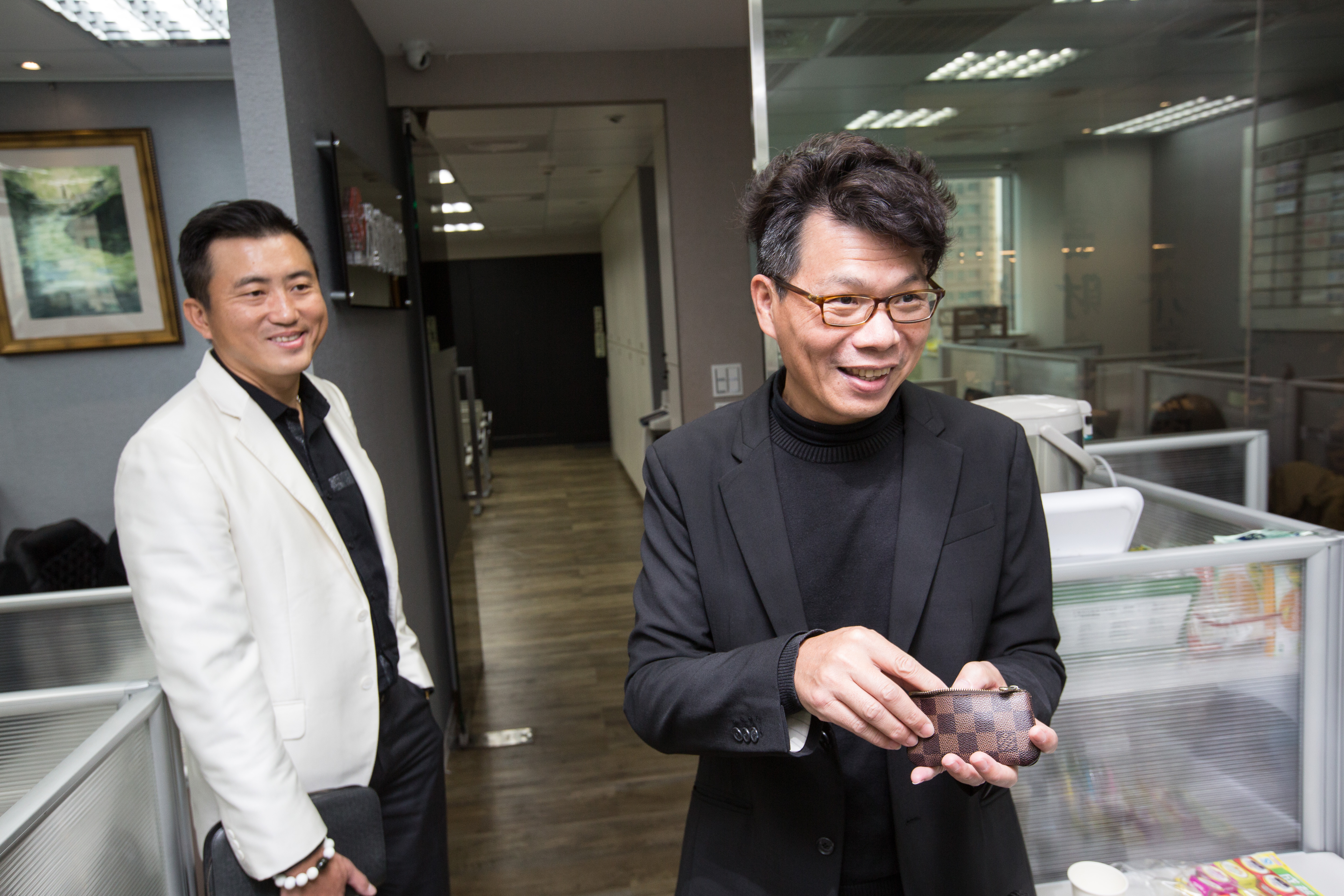 陳建慶（左）與李信忠（右）兩人交情好，從年輕共同創業至今。