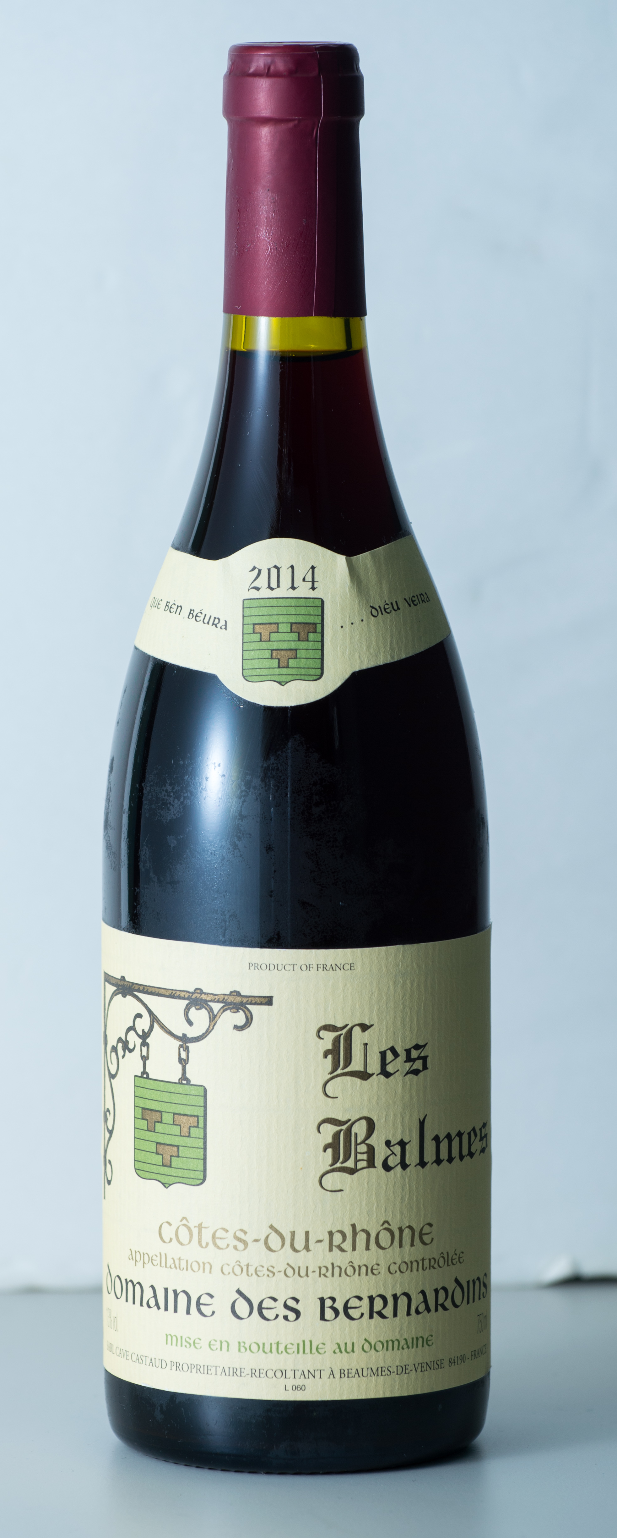 Bernardins Cote du Rhone  Les Balmes 2014