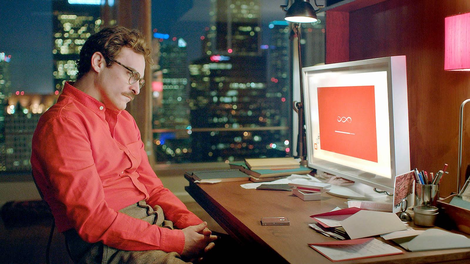 2013年風光一時的電影《雲端情人》,男主角愛上了他的人工智慧系統OS1。照片翻攝網路。