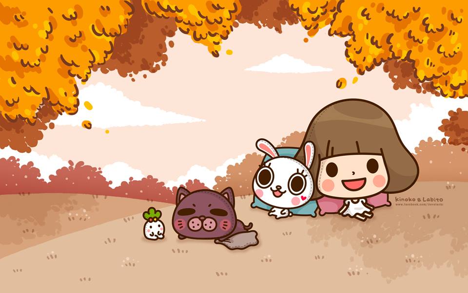 【LINE人氣貼圖：香菇妹&拉比豆】黑暗中遇見天使　楊宇庭