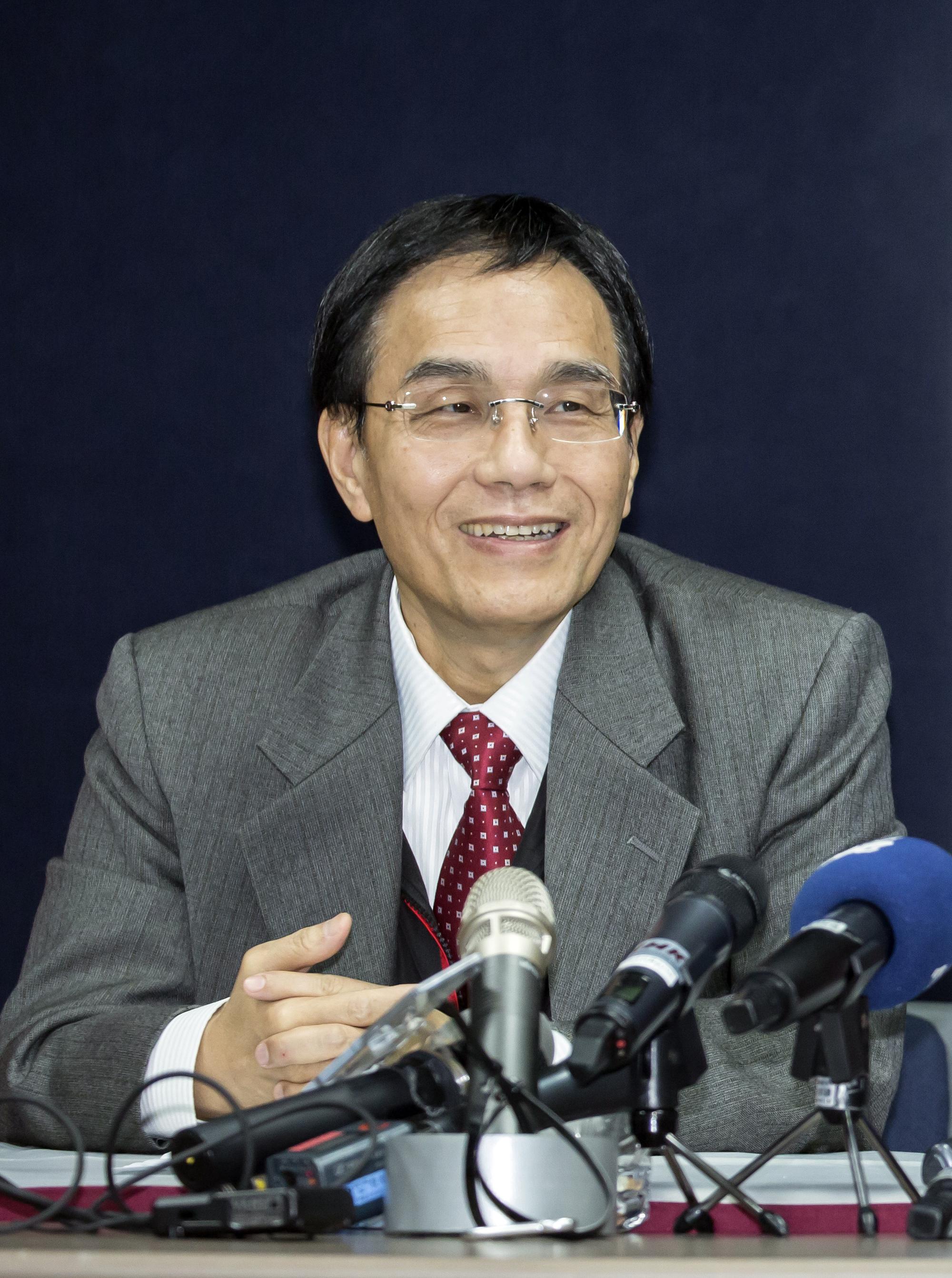 夏普社長戴正吳肩負重振夏普重任，時常工作到凌晨2、3點。（王均鋒攝）