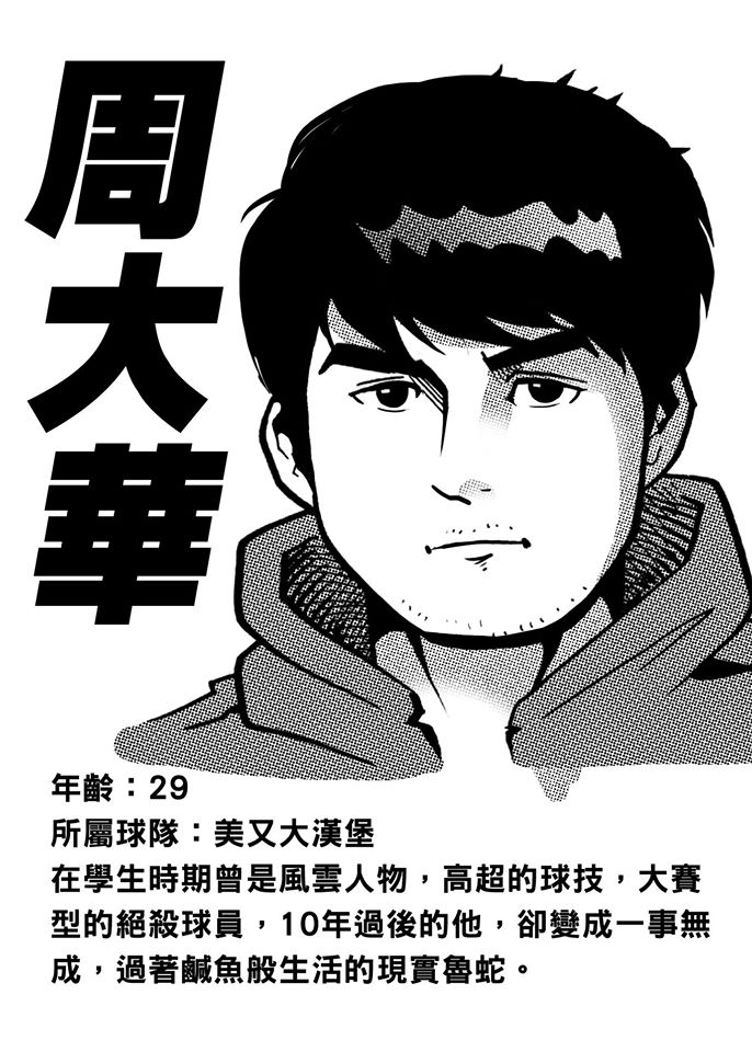 《宅男打籃球》的主角周大華（圖片提供／洪元建）