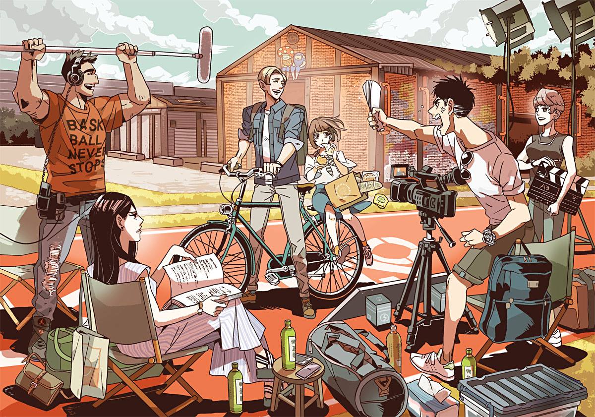 《魔幻時刻－THE ACTOR》為台灣首部演員養成實境漫畫。