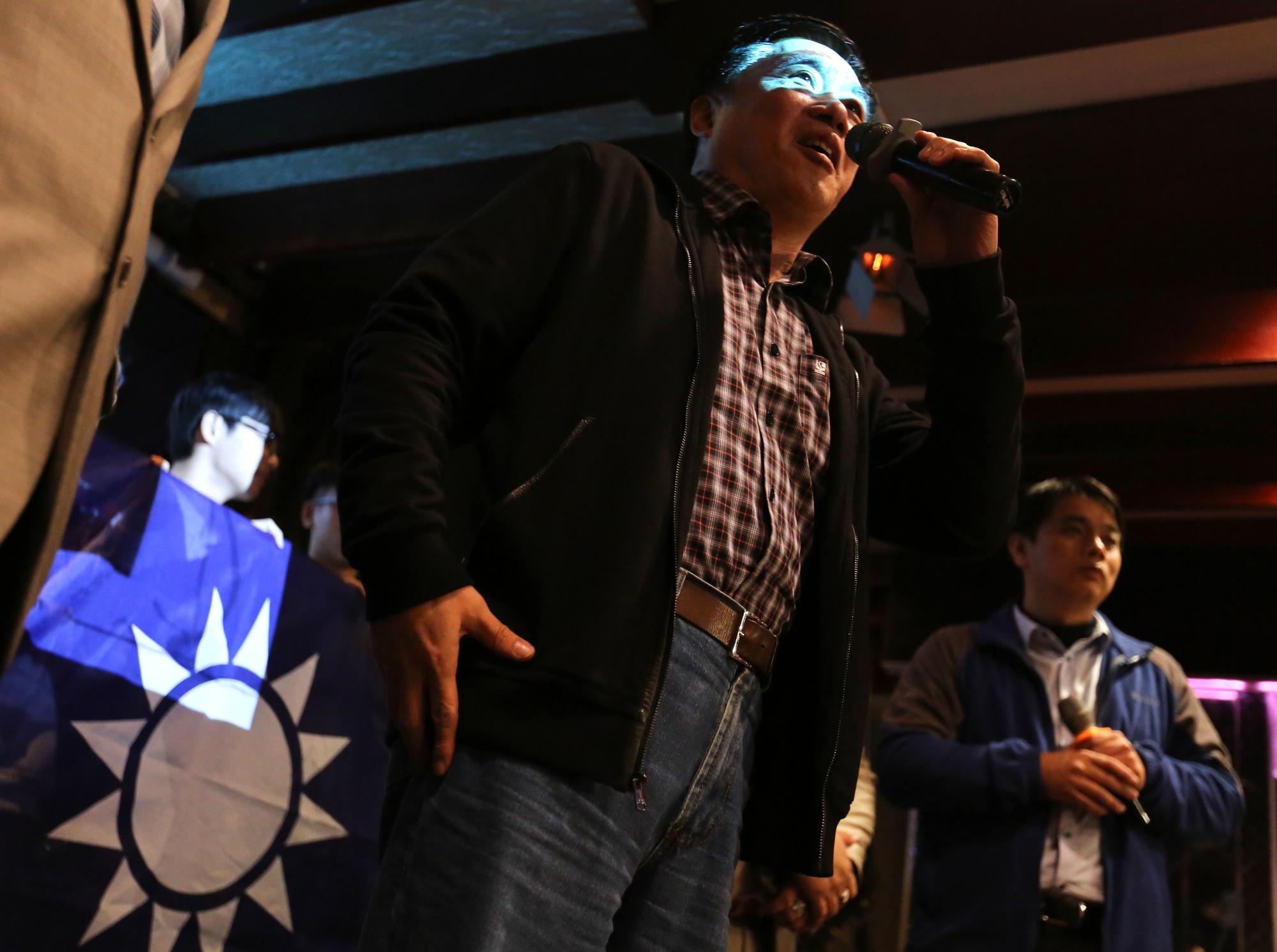 國民黨黨主席參選人郝龍斌。